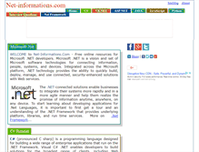 Tablet Screenshot of net-informations.com